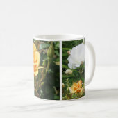 Joyeux anniversaire, maman Mug avec Jaune + Roses  (Devant droit)