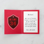 Joyeux Anniversaire Mec Cool Carte Chien Lab Noir (Intérieur)