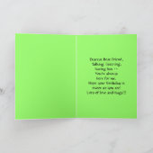 Joyeux anniversaire Meilleur Ami Lily de la carte (Intérieur)