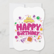 Joyeux anniversaire Merci Cartes