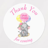 Joyeux anniversaire, merci Étiquettes (Design 2)