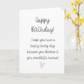 Joyeux anniversaire Merveilleuse carte humaine (Fleur jaune)