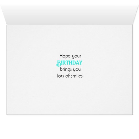 Joyeux Anniversaire Mignonne Animal Labrador Chien (Intérieur Horizontal (Bas))