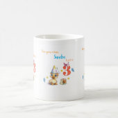 Joyeux Anniversaire Mignonne Fille Gâteau Mug (Centre)
