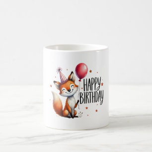 Joyeux Anniversaire - Mignonne Fox Mug