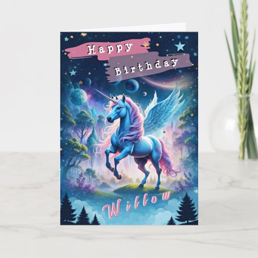 Joyeux Anniversaire (modifiable) Carte de voeux pl (Devant)