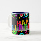 Joyeux Anniversaire Mug (Devant gauche)