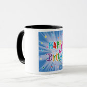 Joyeux Anniversaire Mug (Devant gauche)