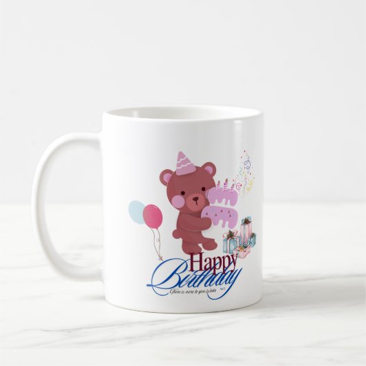 Joyeux Anniversaire Mug (Gauche)