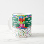 Joyeux Anniversaire Mug (Devant gauche)