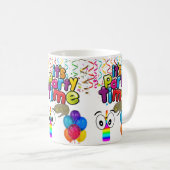 Joyeux Anniversaire Mug (Devant droit)