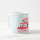 Joyeux Anniversaire Mug (Devant gauche)