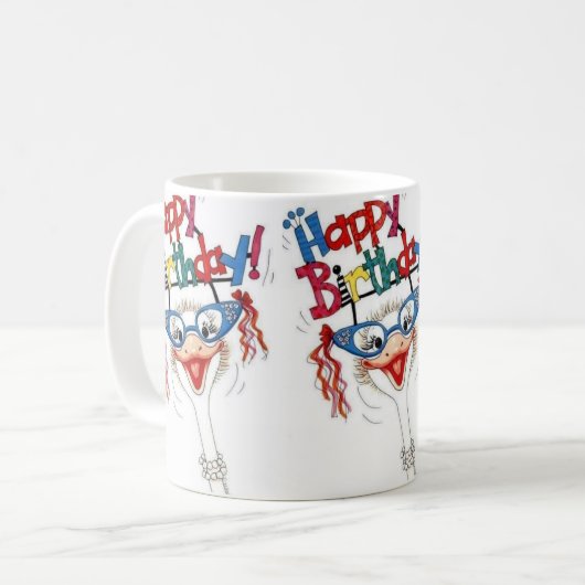 Joyeux Anniversaire Mug (Devant gauche)