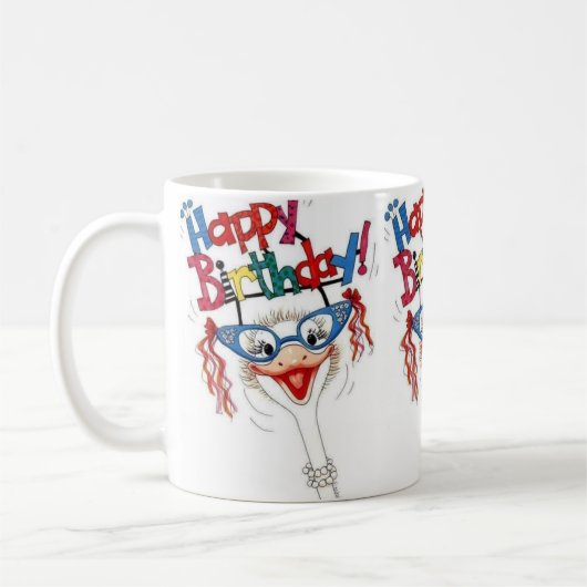 Joyeux Anniversaire Mug (Gauche)