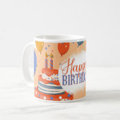 Joyeux Anniversaire Mug (Devant gauche)