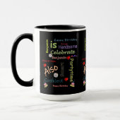 Joyeux Anniversaire Mug Benjamin (Gauche)