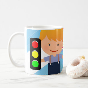 Joyeux Anniversaire Mug Boy Feu de Circulation