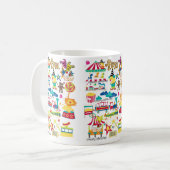 Joyeux anniversaire Mug Carnival Circus (Devant gauche)