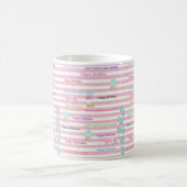 Joyeux Anniversaire Mug célébrer rose (Centre)