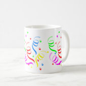 Joyeux Anniversaire Mug Confetti (Devant droit)