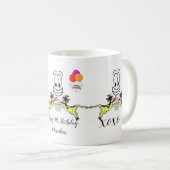 Joyeux Anniversaire Mug Cow Cupcake (Devant droit)