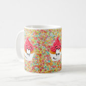 Joyeux anniversaire Mug Cupcake (Devant gauche)