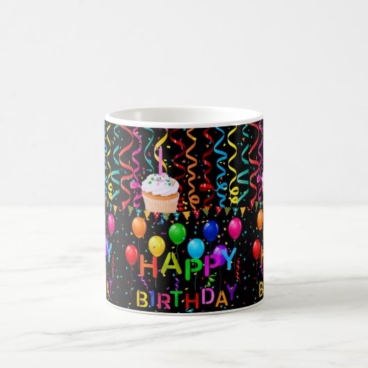 Joyeux anniversaire Mug Cupcake (Centre)