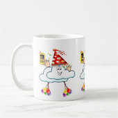 Joyeux Anniversaire Mug IPhone Text Cloud (Gauche)