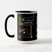Joyeux Anniversaire Mug Michael (Gauche)