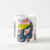 Joyeux Anniversaire Mug Musicien Guitare (Centre)