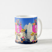 Joyeux Anniversaire Mug Ours Polaire (Devant droit)