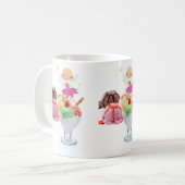 Joyeux Anniversaire Mug Rose Fairy Glace Cream (Devant gauche)