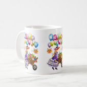 Joyeux Anniversaire Mug Victorian (Devant gauche)