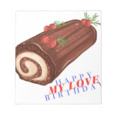 Joyeux anniversaire My Love - Bloc-notes élégant (Devant)