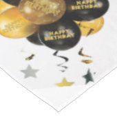 Joyeux Anniversaire Nappe Ballons Chat (Angle)