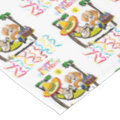 Joyeux Anniversaire Nappe Homme Chien Sombrero (Angle)