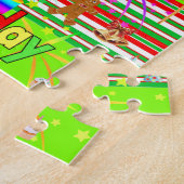 Joyeux Anniversaire Noël Puzzle Santa (Côté)