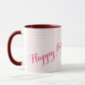 Joyeux anniversaire Nom personnalisé Coffee Mug -  (Gauche)