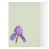 Joyeux anniversaire, (nom personnalisé) Purple Iri (Intérieur (Gauche))