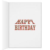 Joyeux anniversaire : Nuance artistique de couleur (Intérieur (Droit))