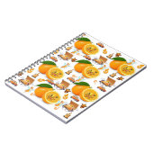 Joyeux Anniversaire Oranges Gâteau Fée Cahier (Côté gauche)
