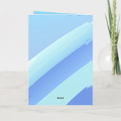 Joyeux anniversaire papa carte de voeux design ble (Dos)