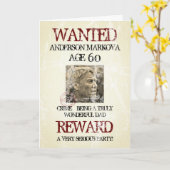 Joyeux anniversaire papa Modèle photo Poster Reche (Fleur jaune)