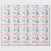 Joyeux Anniversaire Papier Cadeau Princesse (Plat)