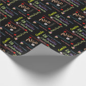 Joyeux Anniversaire Papier Enveloppement Cadeau Ca (Coin)