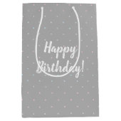 Joyeux Anniversaire Pastel Dot Motif Cadeau Sac (Devant)