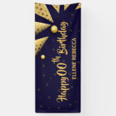 Joyeux anniversaire - Personnalisé ANNÉE Bannière  (Vertical)