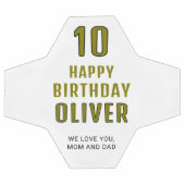 Joyeux anniversaire personnalisé moderne (Plat)