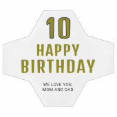 Joyeux anniversaire personnalisé moderne (Plat)