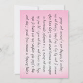 Joyeux Anniversaire Personnaliser Carte personnali (Dos)